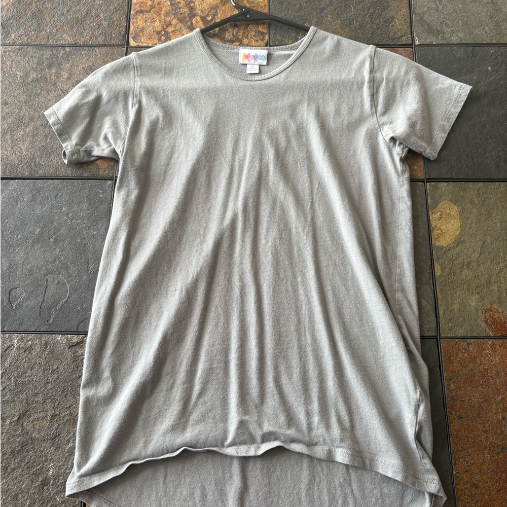 LuLaRoe Heather Gray Crew Neck Tee